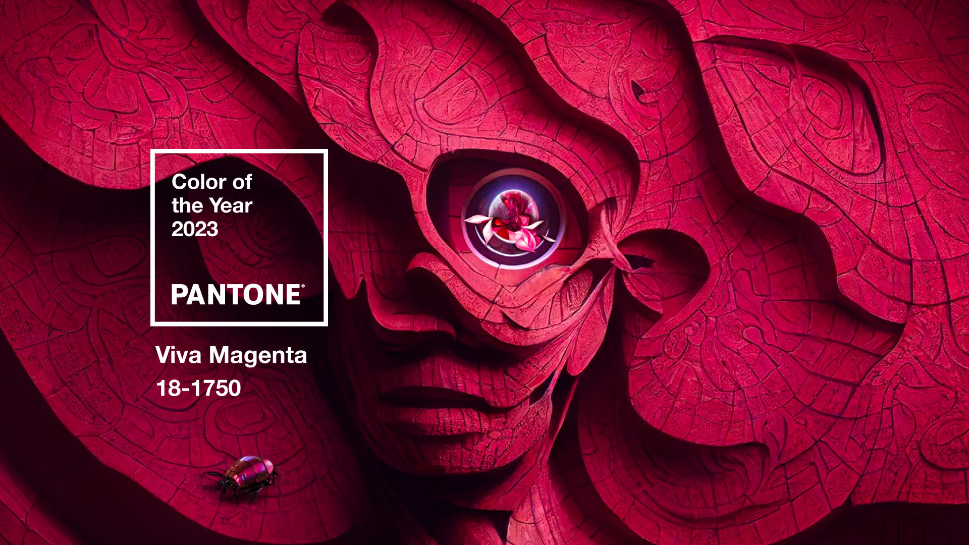 2023年度 Pantone代表色Viva Magenta